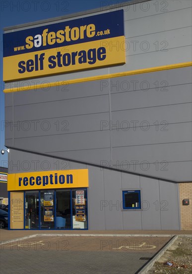 Safestore self storage depot building, Whitehouse, Ipswich, Suffolk, England, United Kingdom, Europe