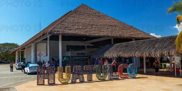 The airport of Huatulco, Baja de Huatulco, South Pacific Coast, State of Oaxaca, Mexico, Central America