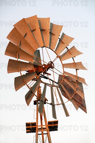 Wind turbine for pumping water, Namibia, Africa