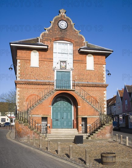 The Shire Hall built 1575 by Thomas Seckford on Market Hill, Woodbridge, Suffolk, England, United Kingdom, Europe