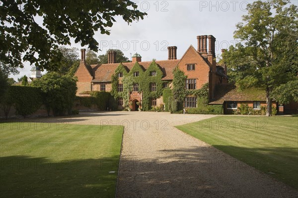 Woodhall manor Tudor house, Sutton, Suffolk, England used as a wedding venue