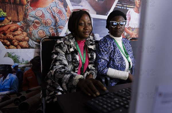 Women in the job centre of the SKYE vocational training project, Jos, 06.02.2024