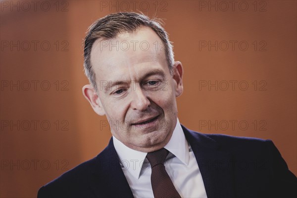 Volker Wissing (FDP), Federal Minister of Transport and Digital Affairs, recorded during the weekly cabinet meeting in Berlin, 21 February 2024