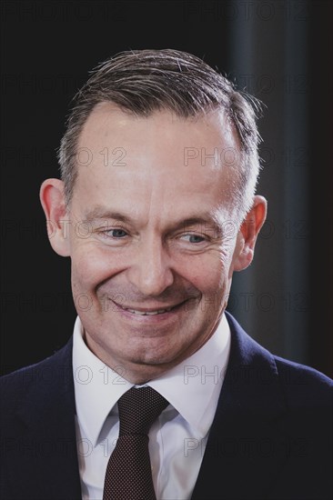 Volker Wissing (FDP), Federal Minister of Transport and Digital Affairs, recorded during the weekly cabinet meeting in Berlin, 21 February 2024