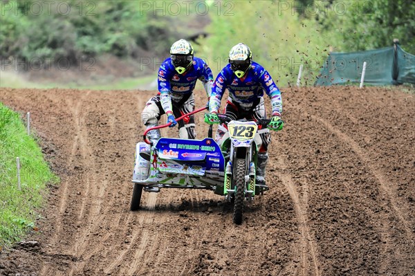 FIM Sidecar World Championship 2015, Rudersberg Motocross, Rudersberg, Baden-Wuerttemberg, Germany, Europe