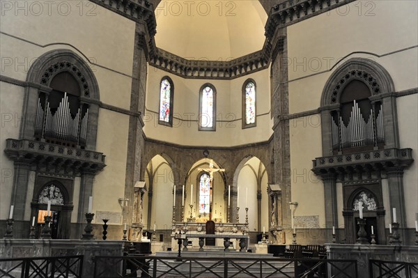 Cathedral of Santa Maria del Fiore, interior view, Florence, Tuscany, Italy, Europe