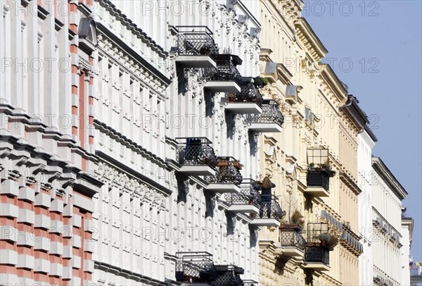 Renovated old flats in Berlin's Kreuzberg district, 02.09.2019