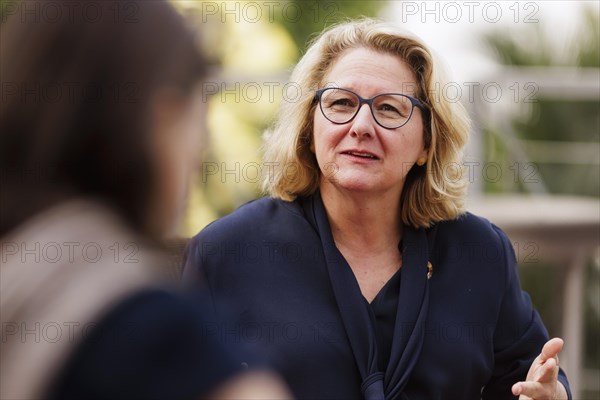 Svenja Schulze (SPD), Federal Minister for Economic Cooperation and Development, in Abuja, Nigeria, 5 February 2024, Africa