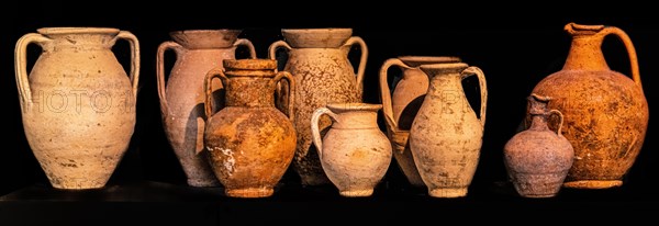 Kitchen mugs, National Archaeological Museum, Villa Cassis Faraone, UNESCO World Heritage Site, important city in the Roman Empire, Aquileia, Friuli, Italy, Aquileia, Friuli, Italy, Europe