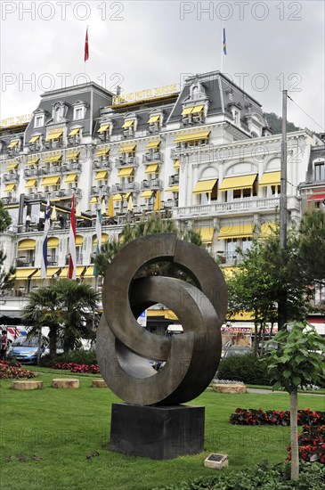 The Grand Hotel Suisse, Montreux, Canton of Vaud, Lake Geneva, Switzerland, Europe