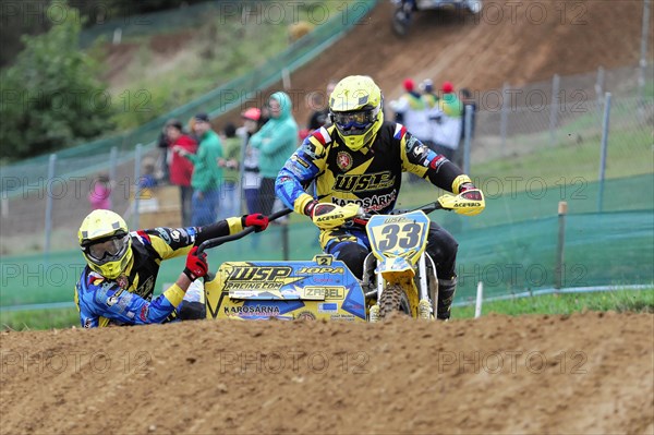 FIM Sidecar World Championship 2015, Rudersberg Motocross, Rudersberg, Baden-Wuerttemberg, Germany, Europe