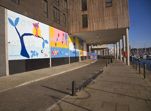 Public art project, Wet Dock urban redevelopment project, Ipswich, England, United Kingdom, Europe