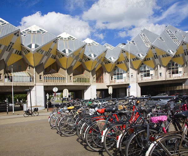 Kubuswoning Cube Houses, Blaak, Rotterdam, Netherlands architect Piet Blom