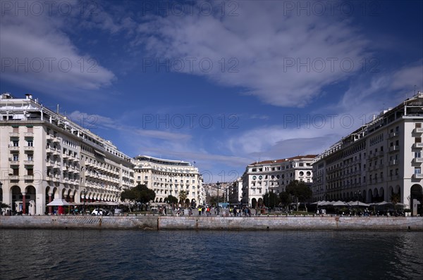 Electra Palace Hotel, Platia Aristotelous, Aristotle Square, waterfront promenade, Thessaloniki, Macedonia, Greece, Europe