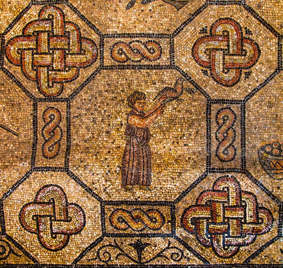 Basilica of Aquileia from the 11th century, largest floor mosaic of the Western Roman Empire, UNESCO World Heritage Site, important city in the Roman Empire, Friuli, Italy, Aquileia, Friuli, Italy, Europe