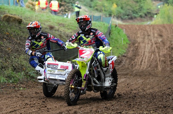 FIM Sidecar World Championship 2015, Rudersberg Motocross, Rudersberg, Baden-Wuerttemberg, Germany, Europe