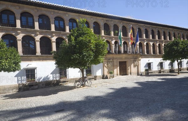 Ayuntamiento City Hall building built in 1734 Ronda, Malaga province, Spain, Europe