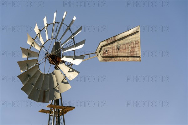 Wind turbine for pumping water, Namibia, Africa