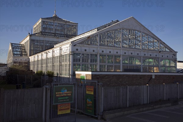Winter Gardens glasshouse building, Great Yarmouth, Norfolk, England, United Kingdom, Europe