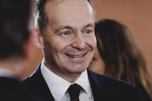 Volker Wissing (FDP), Federal Minister of Transport and Digital Affairs, recorded during the weekly cabinet meeting in Berlin, 21 February 2024