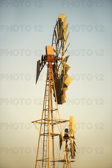 Wind turbine for pumping water, Namibia, Africa