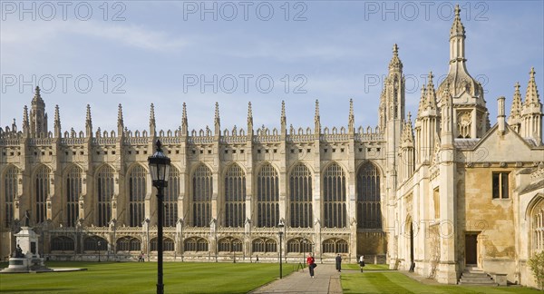 King's College chapel, Cambridge university, Cambridgeshire, England, United Kingdom, Europe