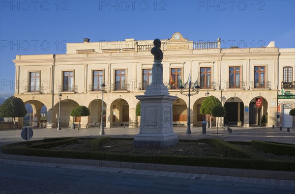 National Tourism Parador hotel Ronda, Plaza de Espana, Malaga province, Spain, Europe