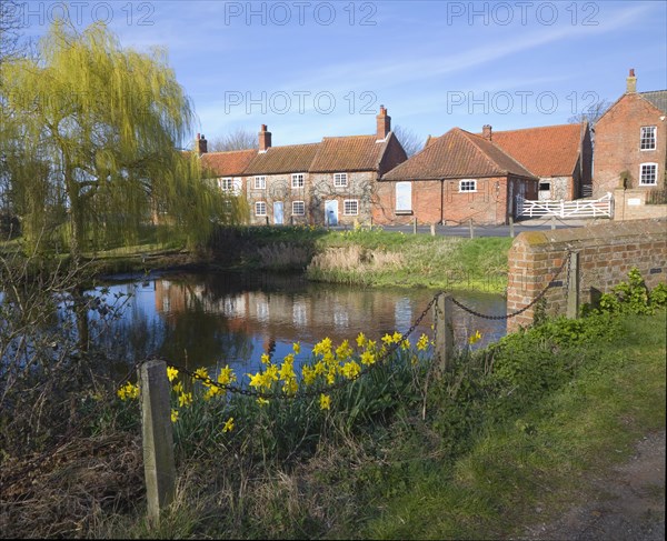 Burnham Overy Staithe, Norfolk, England Attractive old cottages, Burnham Overy Staithe, Norfolk, England