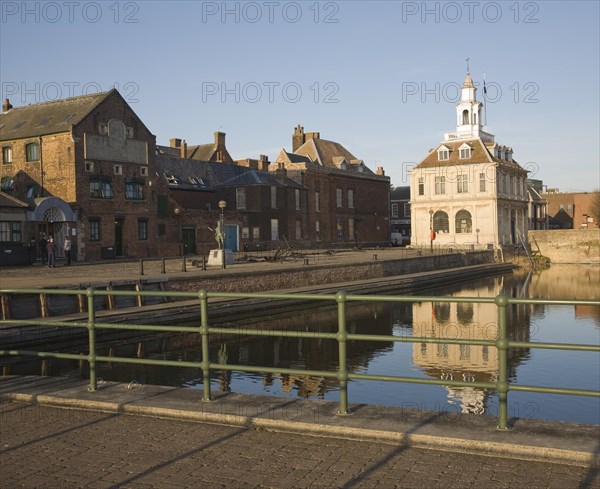 Seventeenth century Custom House building at King's Lynn, Norfolk, England, United Kingdom, Europe