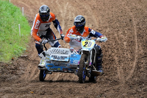 FIM Sidecar World Championship 2015, Rudersberg Motocross, Rudersberg, Baden-Wuerttemberg, Germany, Europe