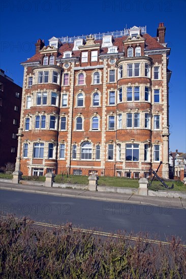 Cliff House Edwardian or Victorian building, Hamilton Gardens, Felixstowe, Suffolk, England, United Kingdom, Europe