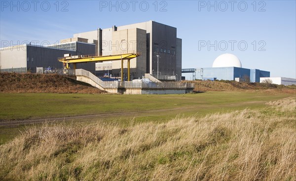 The decommissioned Magnox reactor block of Sizewell A nuclear power station, officially opened 7 April 1967 and operational until 31 December 2006, near Leiston, Suffolk, England, United Kingdom, Europe