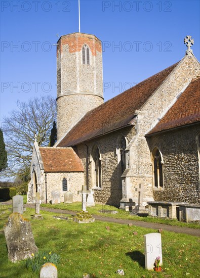 Saint Andrew parish church, Hasketon, Suffolk, England, United Kingdom, Europe