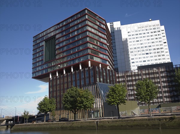 Modern architecture Wijnhaven, Rotterdam, Netherlands