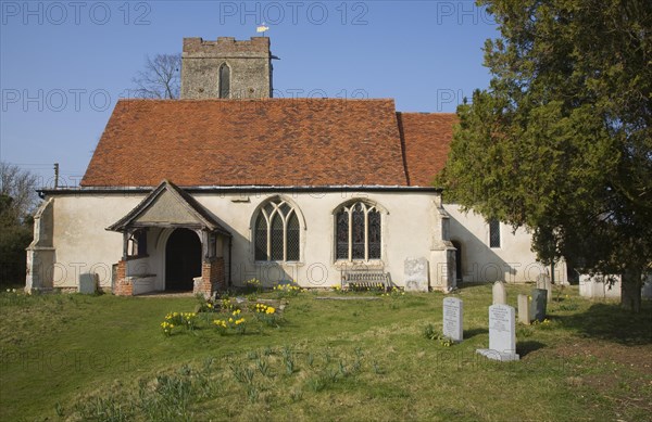 Parish church of All Saints at Shelley, Suffolk, England, United Kingdom, Europe