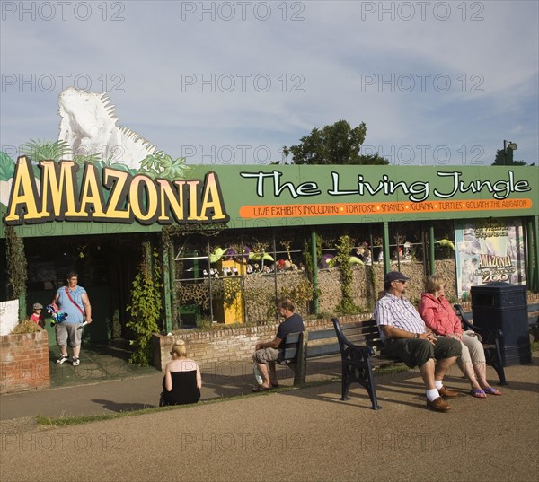 Amazonia rainforest jungle attraction Great Yarmouth, Norfolk, England, United Kingdom, Europe