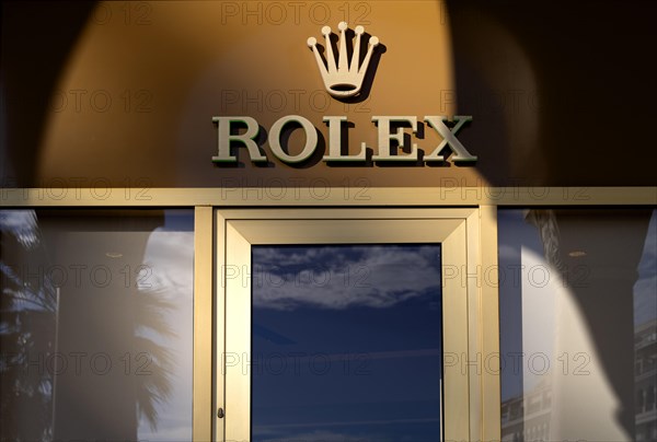 Rolex Brand Store, Logo, Shop, Platia Aristotelous, Aristotle Square, Thessaloniki, Macedonia, Greece, Europe