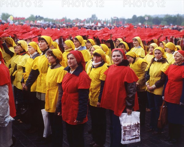 DEU, Germany, Dortmund: Personalities from politics, business and culture from the years 1965-90 CSSR. Prague on 1.5.1981, Europe