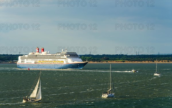 MS Borealis Cruise Ship, Olsen Cruise Lines, Southampton, Hampshire, England, United Kingdom, Europe