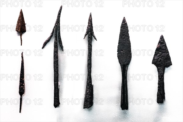 Spearheads, National Archaeological Museum, Villa Cassis Faraone, UNESCO World Heritage Site, important city in the Roman Empire, Aquileia, Friuli, Italy, Aquileia, Friuli, Italy, Europe