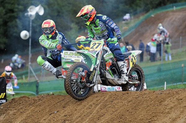 FIM Sidecar World Championship 2015, Rudersberg Motocross, Rudersberg, Baden-Wuerttemberg, Germany, Europe