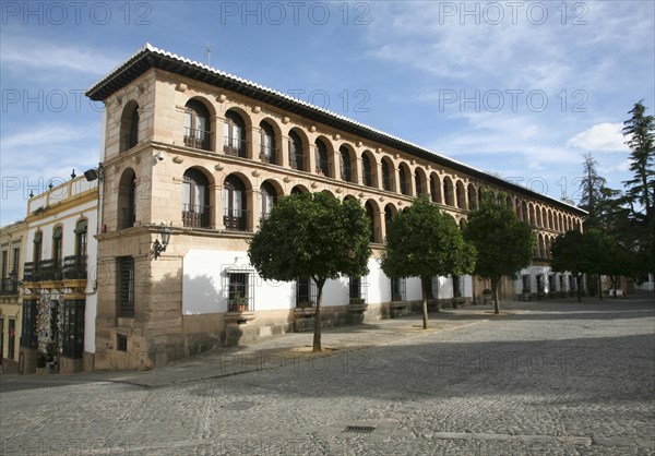 Ayuntamiento City Hall building built in 1734 Ronda, Malaga province, Spain, Europe