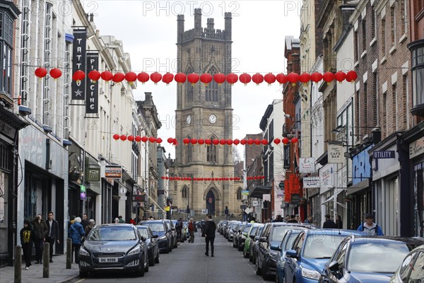 View of Bold Street in Liverpool, 01/03/2019