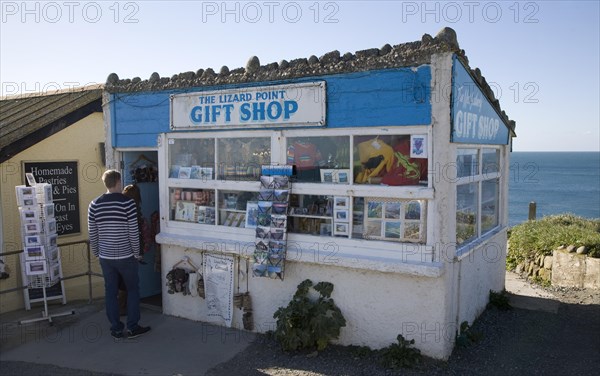The Lizard Point gift shop, the most southerly gift shop in Britain, Cornwall, England, United Kingdom, Europe