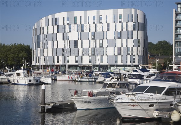 University College Suffolk building, redevelopment of Ipswich Waterfront, Suffolk, England, United Kingdom, Europe