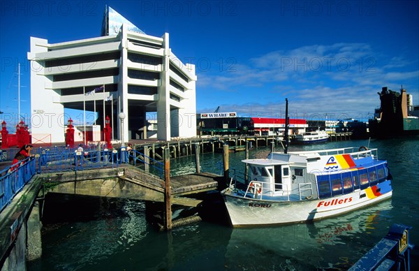 Harbour building in Auckland, New Zealand, Oceania