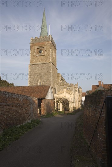 Parish church of Saint James, Nayland village, Essex, England, United Kingdom, Europe