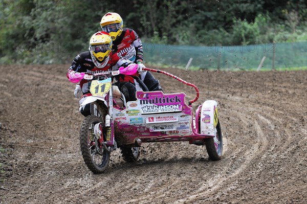 FIM Sidecar World Championship 2015, Rudersberg Motocross, Rudersberg, Baden-Wuerttemberg, Germany, Europe