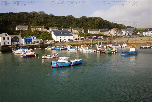 Port and small seaside resort of Porthleven, Cornwall, England, United Kingdom, Europe