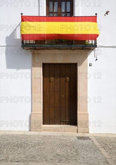 Historic Moorish buildings in old city, La Ciudad, Ronda, Spain, Europe